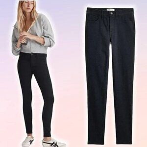 MADEWELL 9” Mid Rise Roadtripper Skinny Jean Sz 24 Washed Black